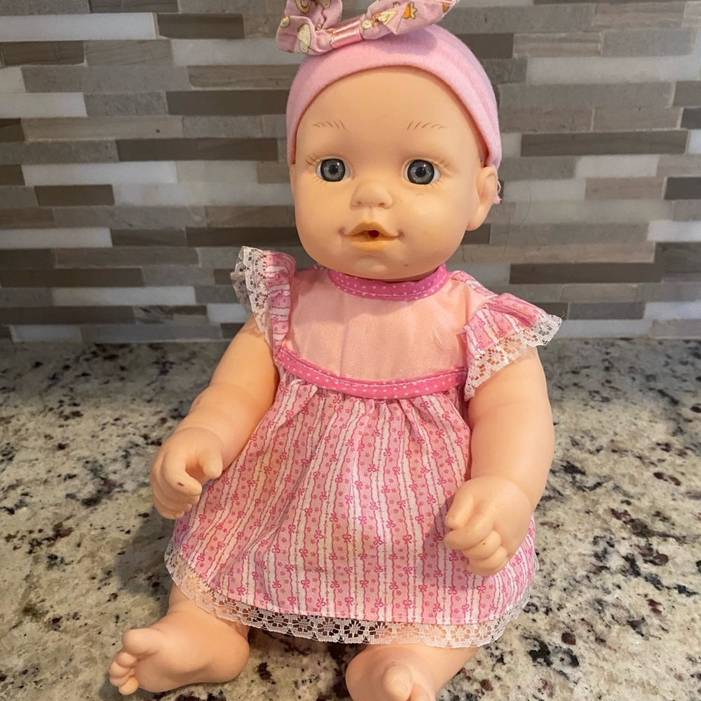 Charming Pink Baby Doll with Floral Dress